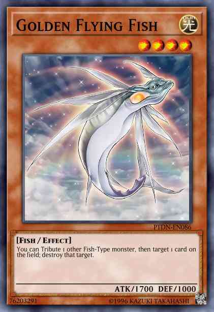 Golden Flying Fish - PTDN-EN086 - Super Rare - Unlimited