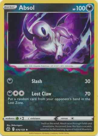 Absol - 076/159 - Rare Holo [swsh125-076] [Holo]