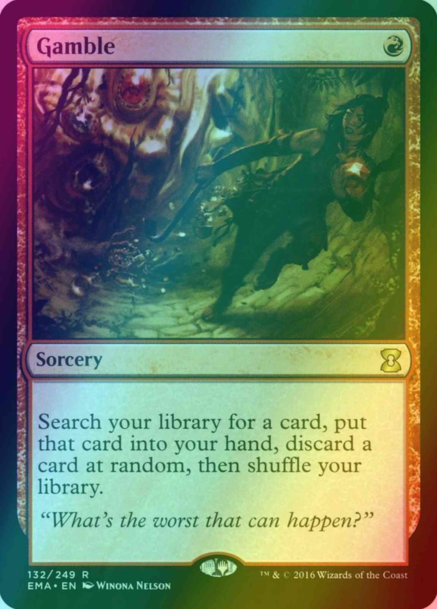Gamble [132] [Eternal Masters] [Foil]