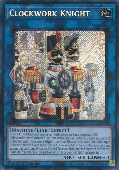 Clockwork Knight - RA05-EN058 - Secret Rare - 1st Edition