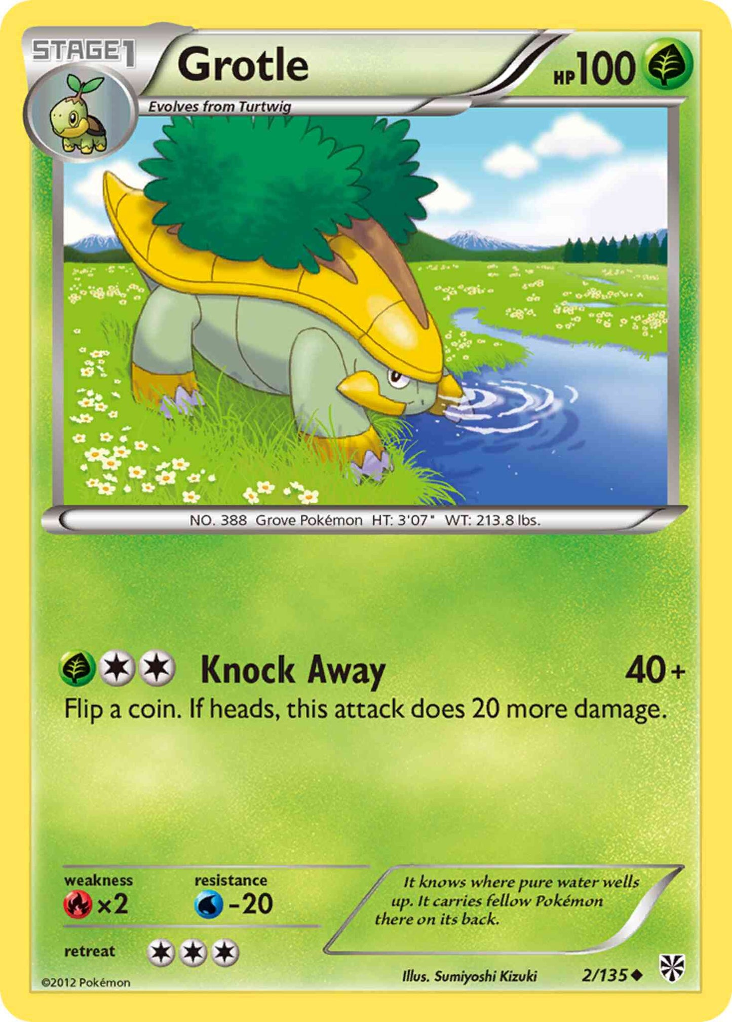 Grotle - 2/135 - Uncommon [bw8-2] [Reverse Holo]