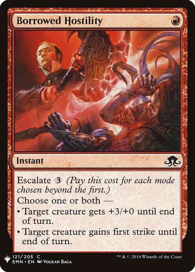 Borrowed Hostility [EMN-121] [The List] [Non-Foil]