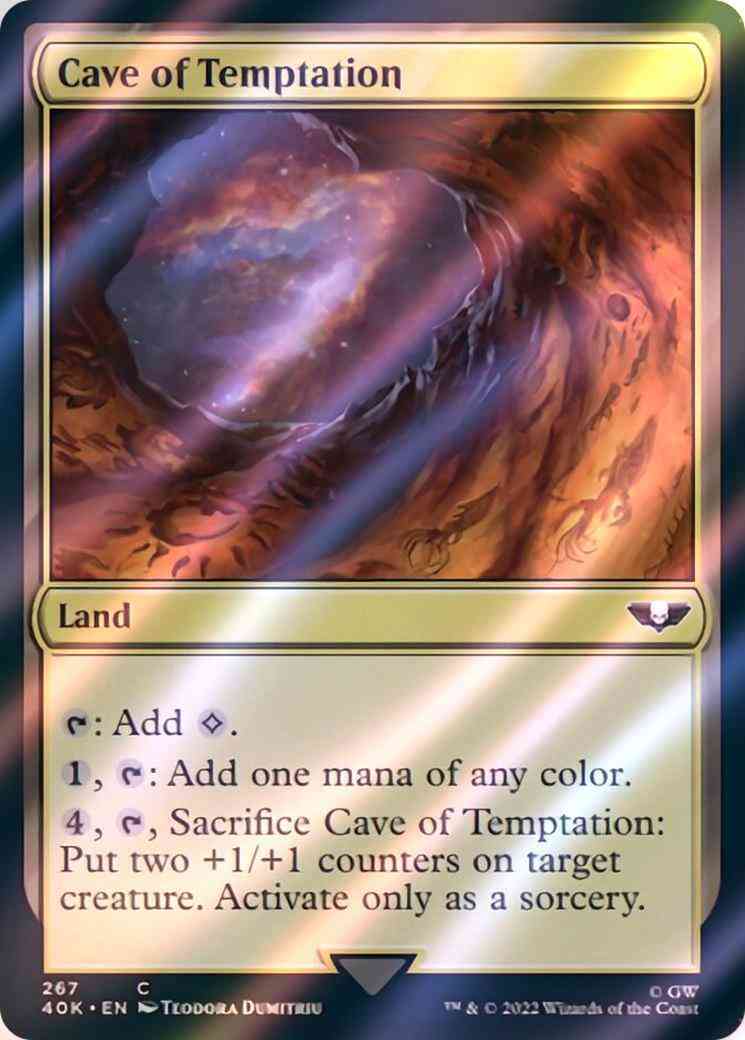 Cave of Temptation [267] [Universes Beyond: Warhammer 40,000] [Surge Foil]