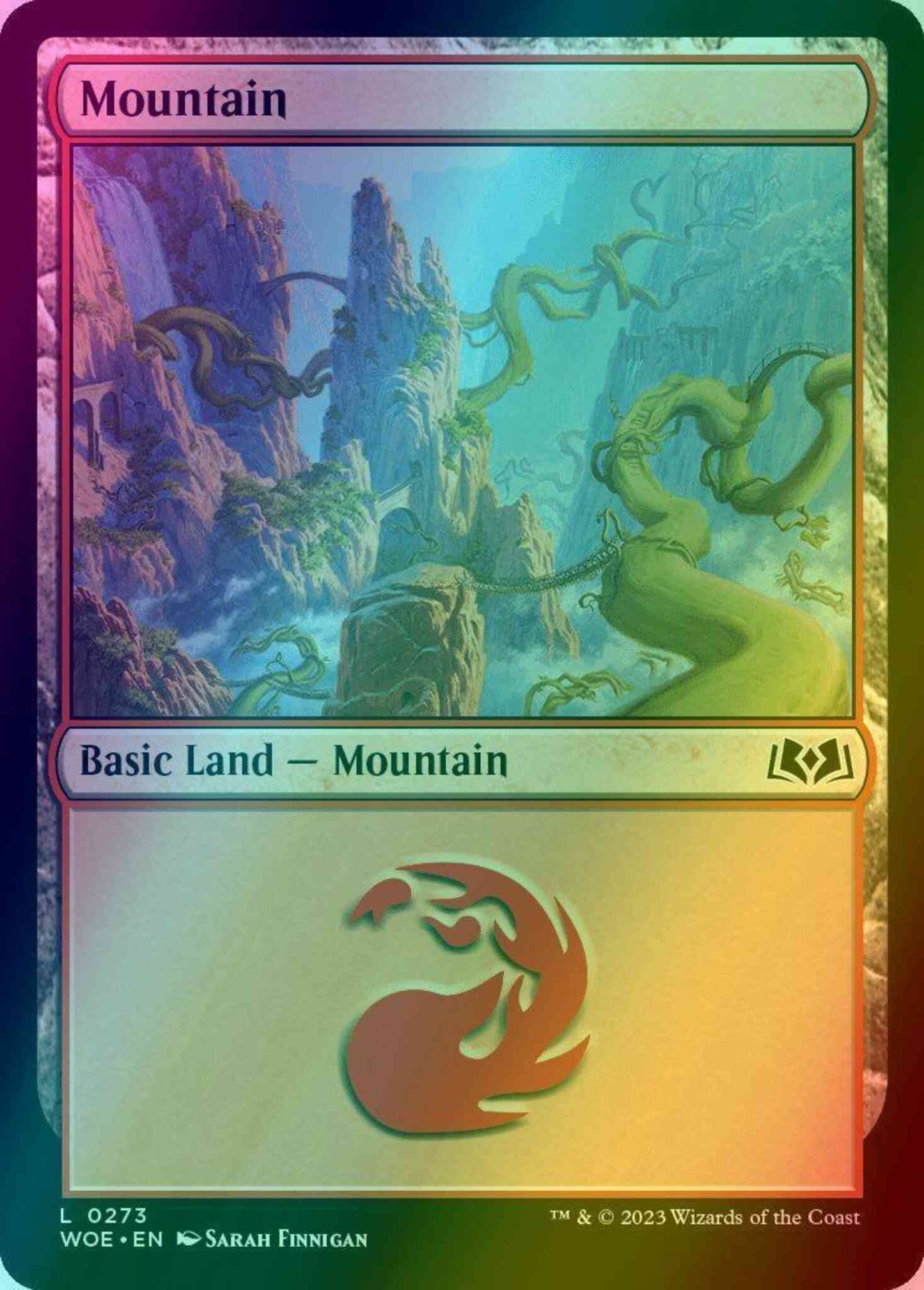 Mountain [273] [Wilds of Eldraine] [Foil]