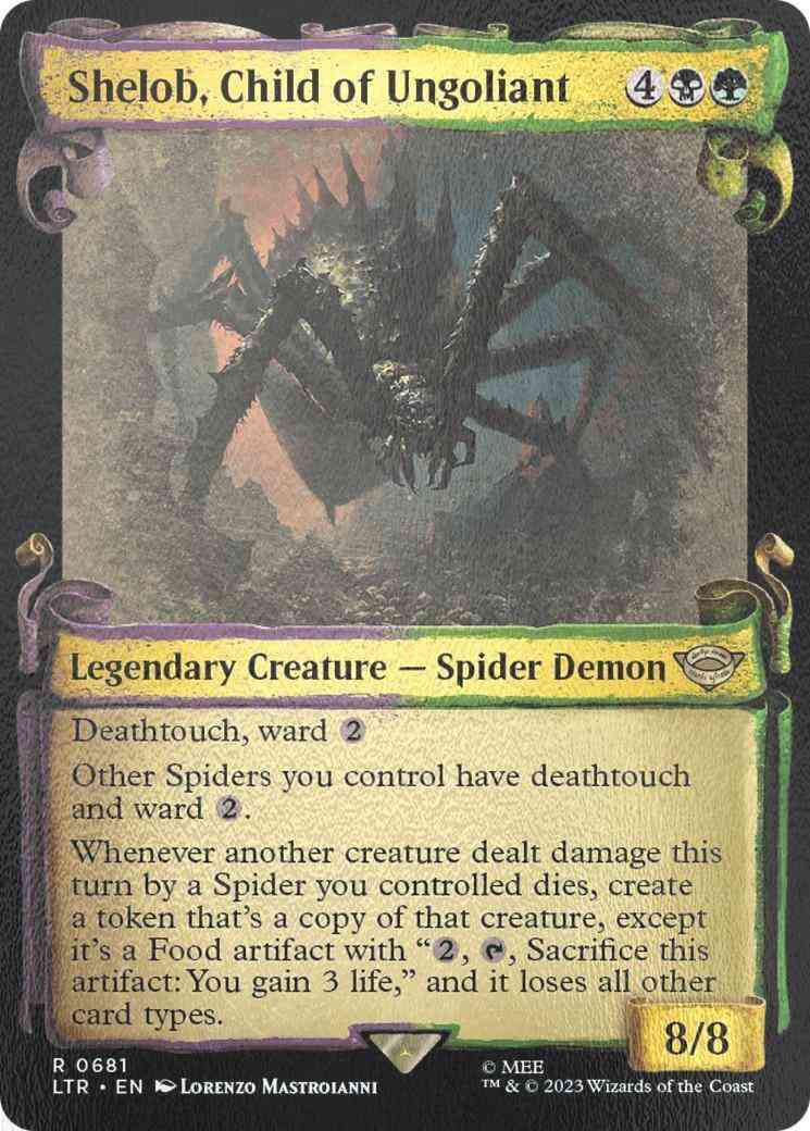 Shelob, Child of Ungoliant [681] [Scrolls Showcase] [The Lord of the Rings: Tales of Middle-earth] [Silver Foil]