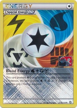 Blend Energy WLFM - 118/124 - Crosshatch Holo 2012 Player Rewards [Reverse Holo]