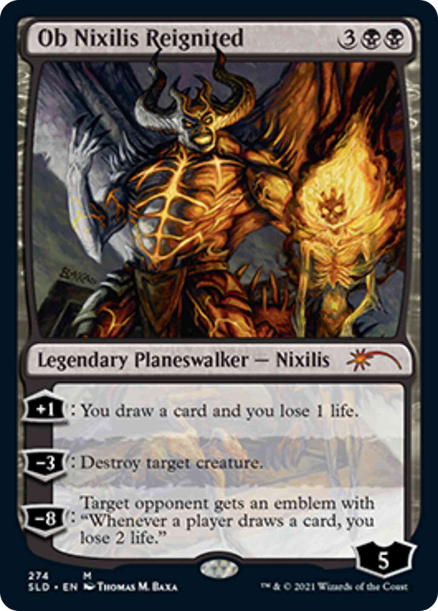 Ob Nixilis Reignited [0274] [Thomas Baxa] [Secret Lair Drop] [Non-Foil]