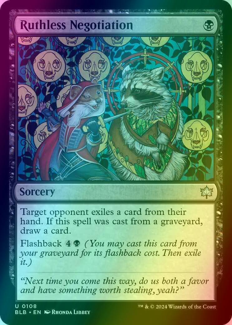 Ruthless Negotiation [108] [Bloomburrow] [Foil]