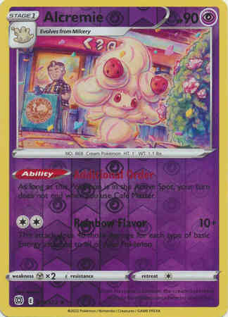 Alcremie - 071/172 - Rare [swsh9-071] [Reverse Holo]