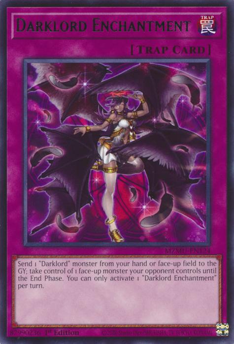 Darklord Enchantment - MZMU-EN124 - Rare - 1st Edition
