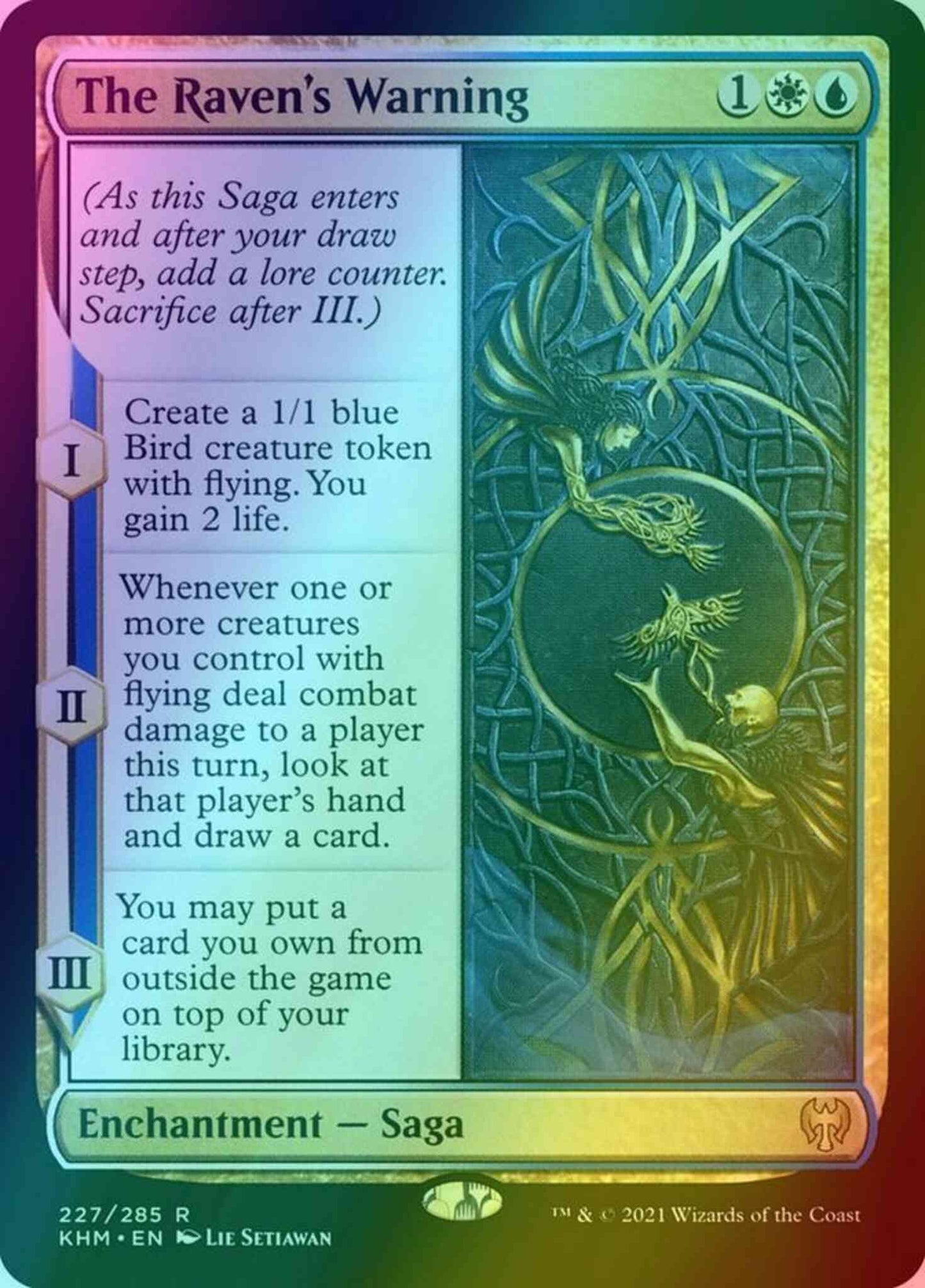 The Raven's Warning [227] [Kaldheim] [Foil]