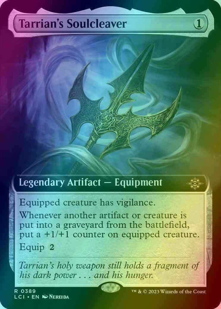 Tarrian's Soulcleaver [389] [Extended Art] [The Lost Caverns of Ixalan] [Foil]