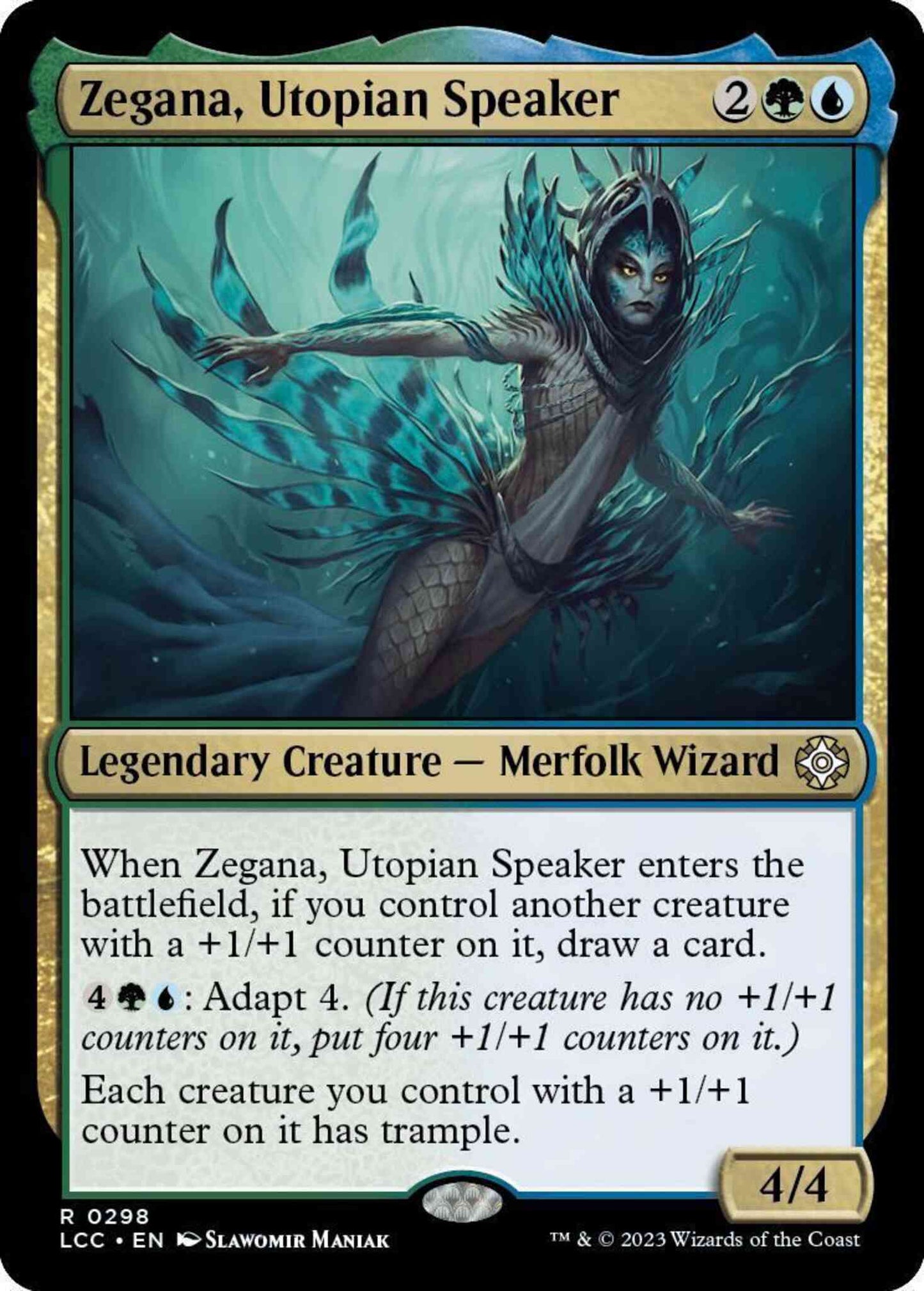 Zegana, Utopian Speaker [298] [The Lost Caverns of Ixalan: Commander] [Non-Foil]