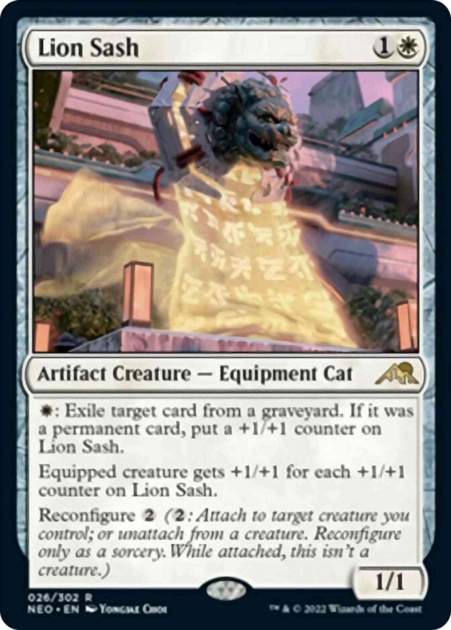 Lion Sash [26] [Kamigawa: Neon Dynasty] [Non-Foil]