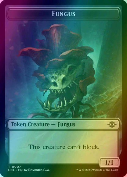 Fungus Token (07) // Map Token (17) [The Lost Caverns of Ixalan: Tokens] [Foil]