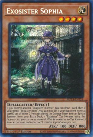 Exosister Sophia - MP23-EN255 - Prismatic Secret Rare - 1st Edition