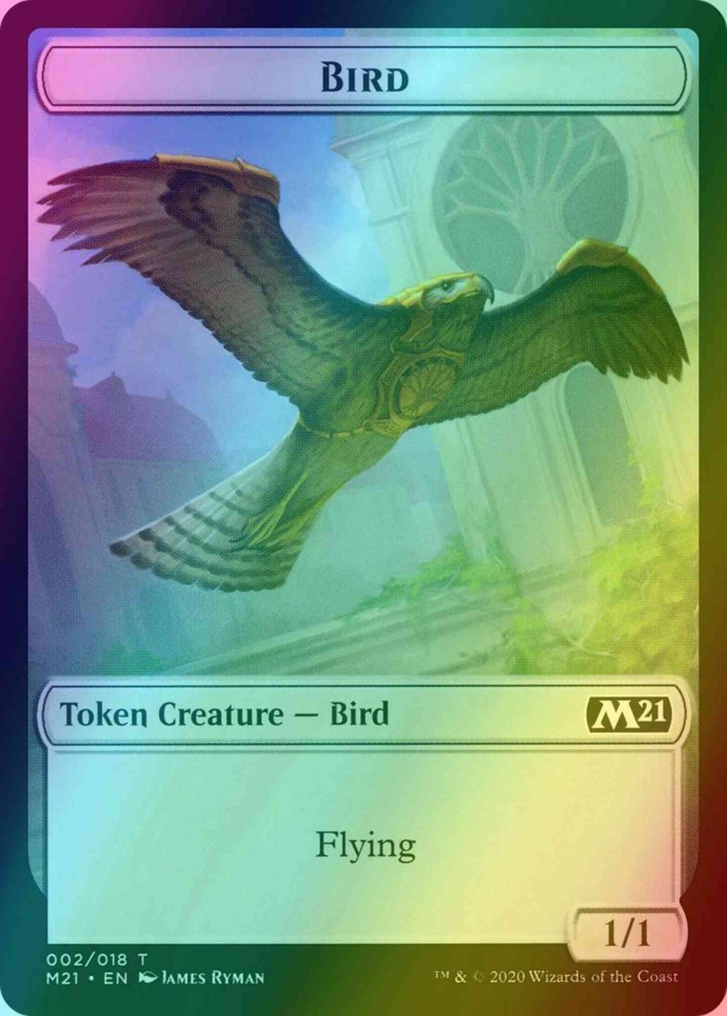 Bird Token (02) // Griffin Token (03) [Core Set 2021 Tokens] [Foil]