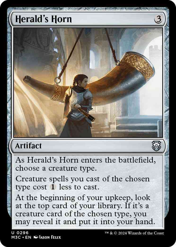 Herald's Horn [296] [Modern Horizons 3: Commander] [Non-Foil]