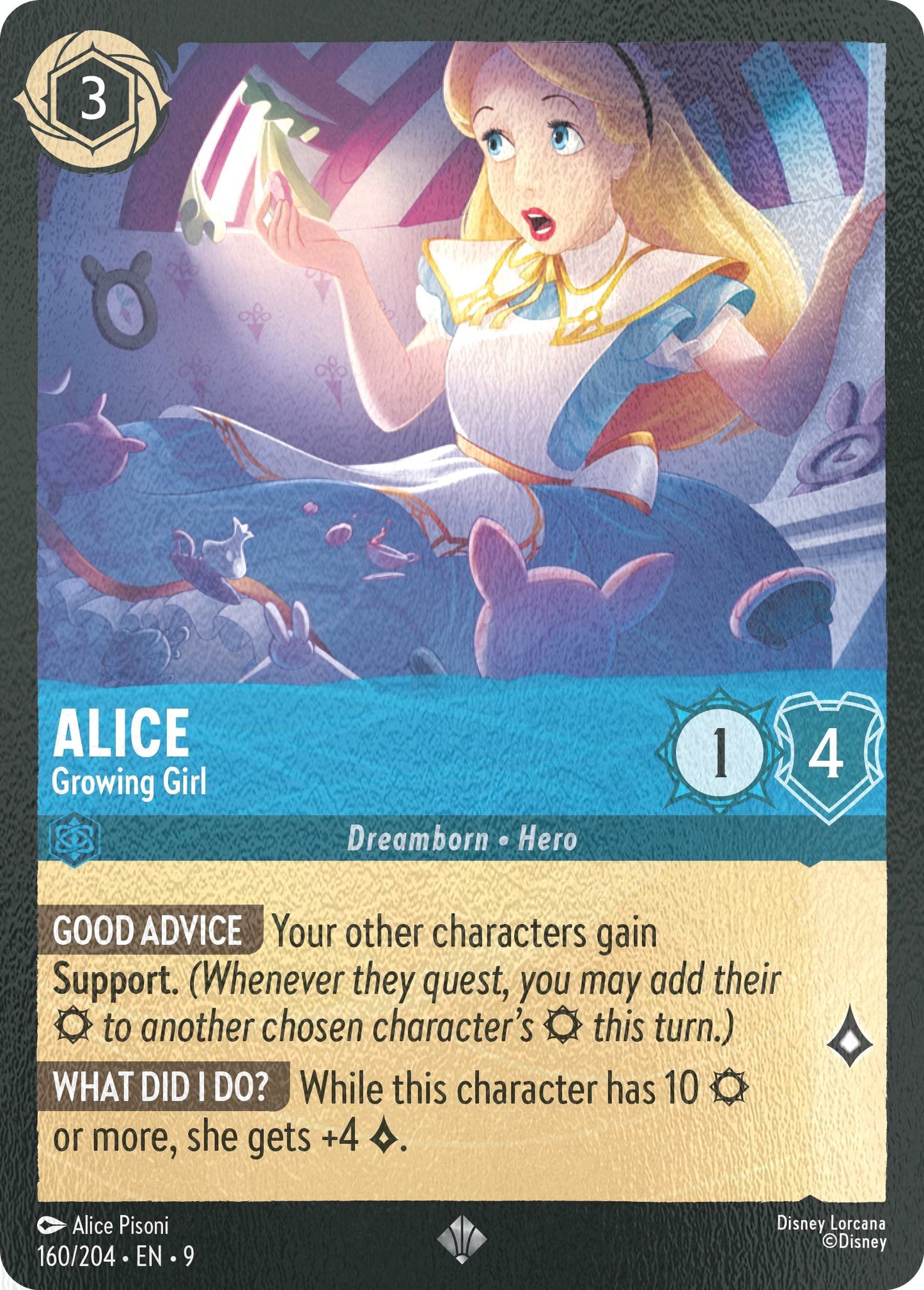 Alice - Growing Girl - 160/204 [Fabled] [Cold Foil]