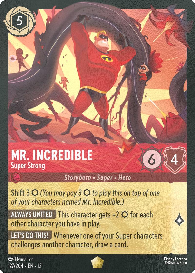 Mr. Incredible - Super Strong - 127/204 [Wilds Unknown] [Cold Foil]