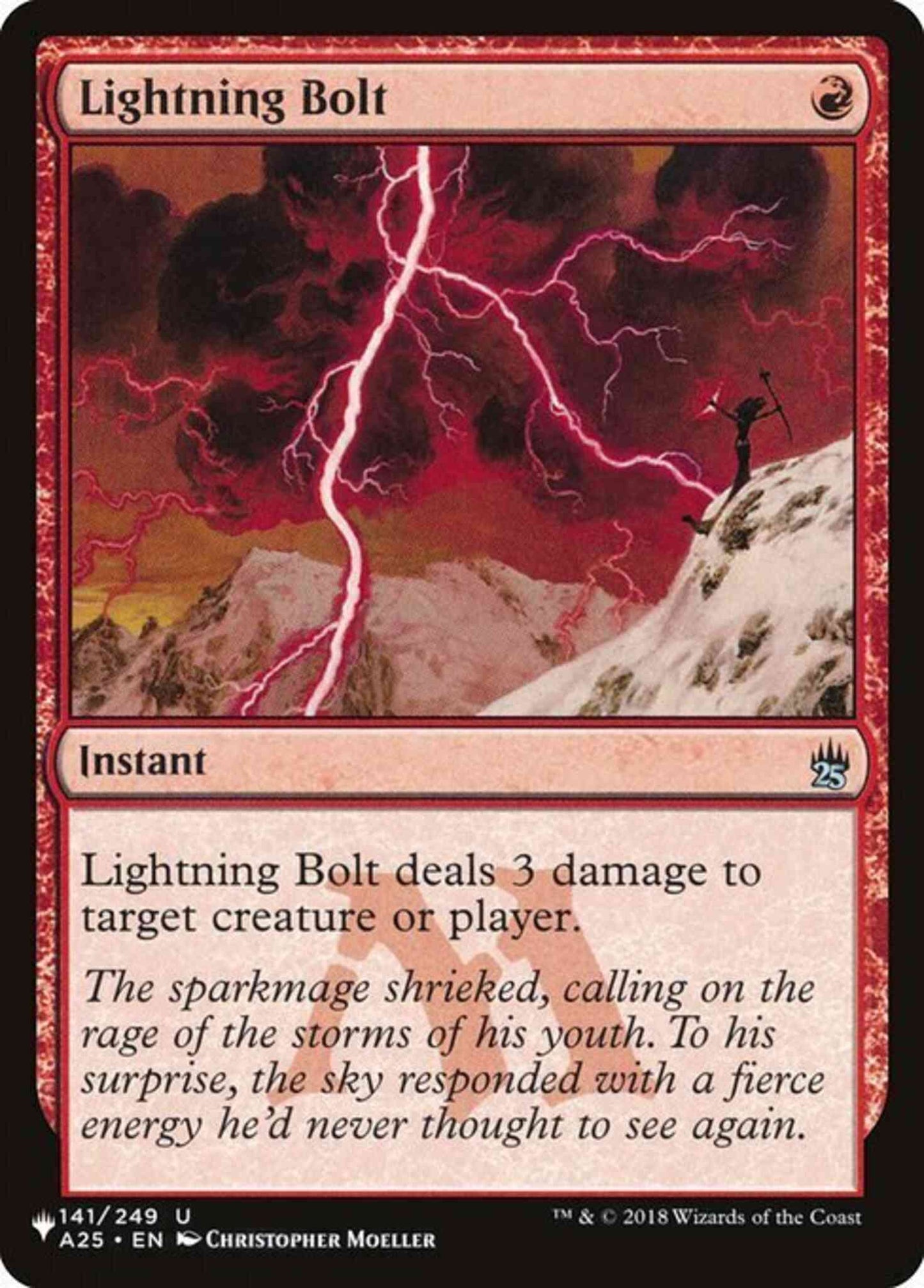 Lightning Bolt [A25-141] [The List] [Non-Foil]
