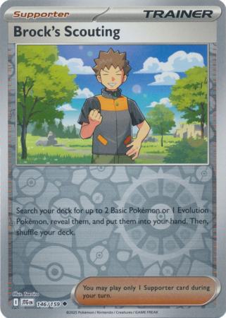 Brock's Scouting - 146/159 - Uncommon [sv09-146] [Reverse Holo]