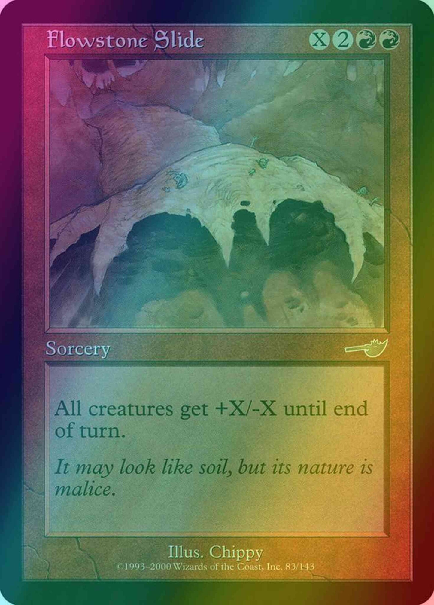 Flowstone Slide [83] [Nemesis] [Foil]