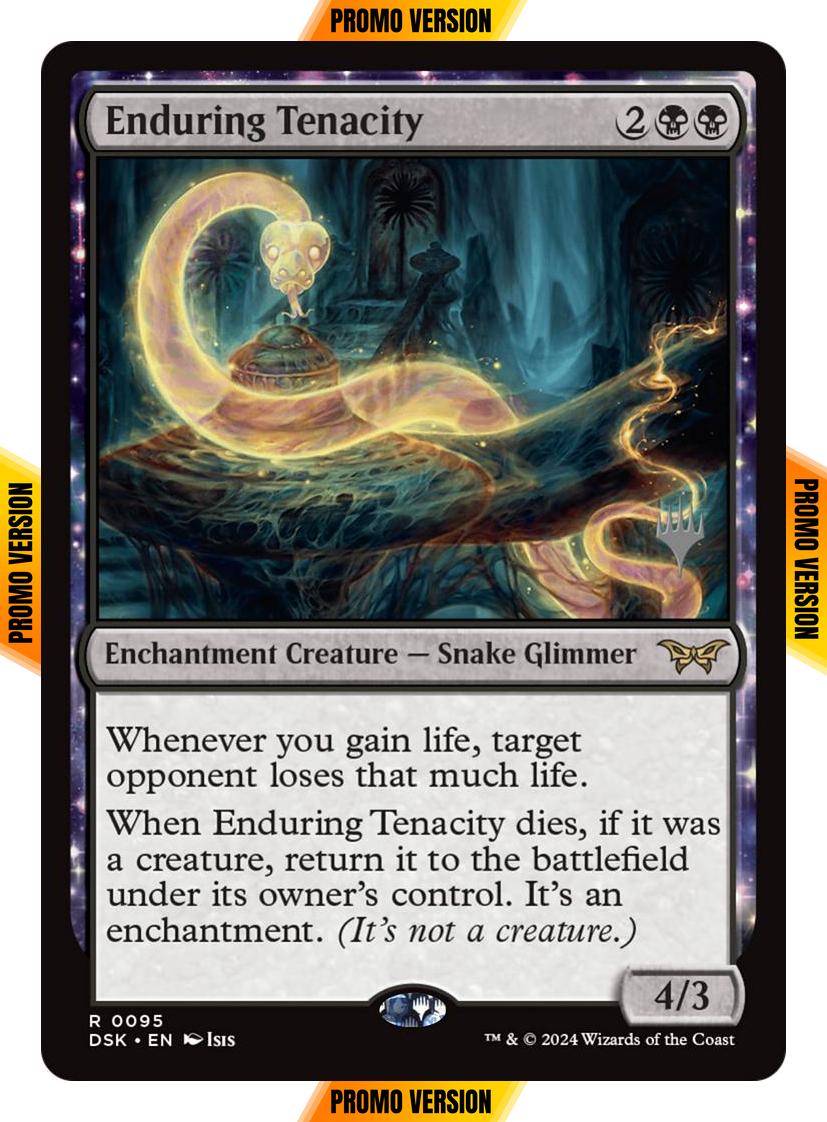 Enduring Tenacity [95p] [Promo Pack] [Duskmourn: House of Horror: Promos] [Non-Foil]
