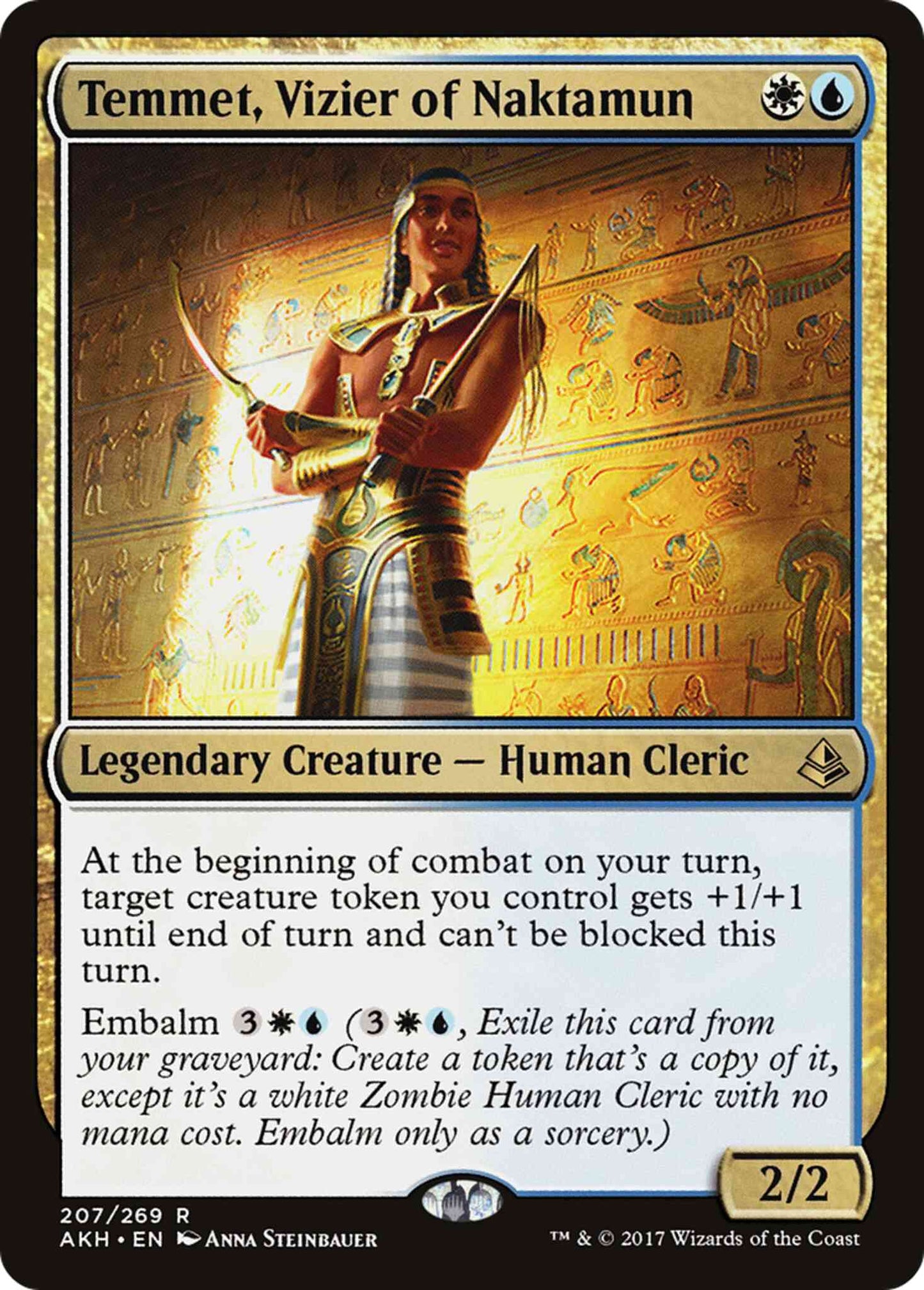 Temmet, Vizier of Naktamun [207] [Amonkhet] [Non-Foil]