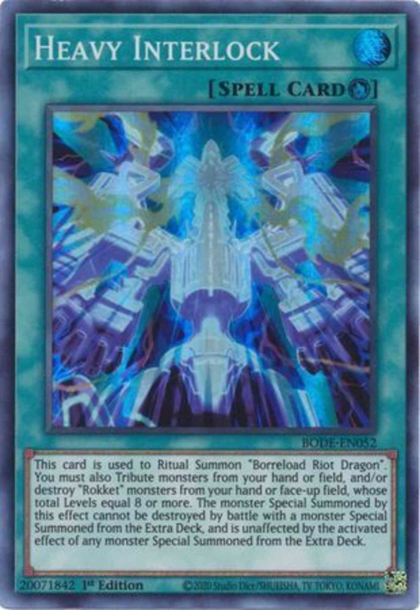 Heavy Interlock - BODE-EN052 - Super Rare - 1st Edition