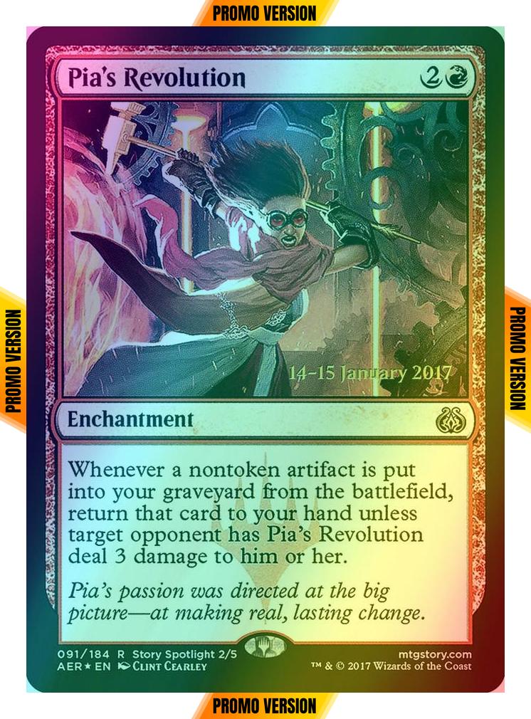 Pia's Revolution [91s] [Aether Revolt Promos] [Foil]