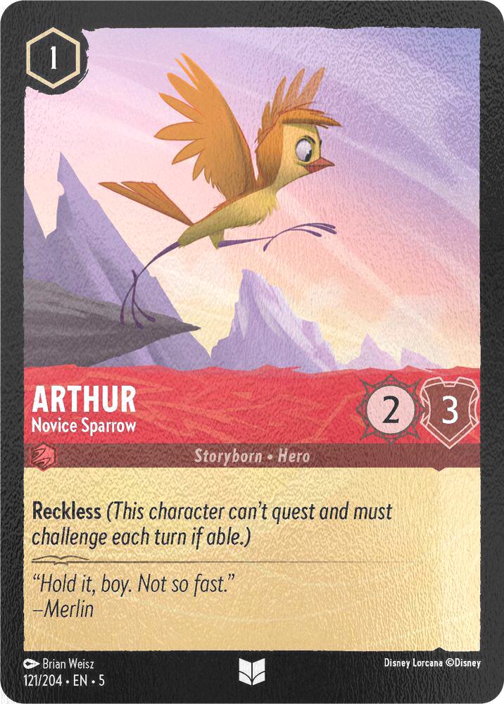 Arthur - Novice Sparrow - 121/204 [Shimmering Skies] [Cold Foil]