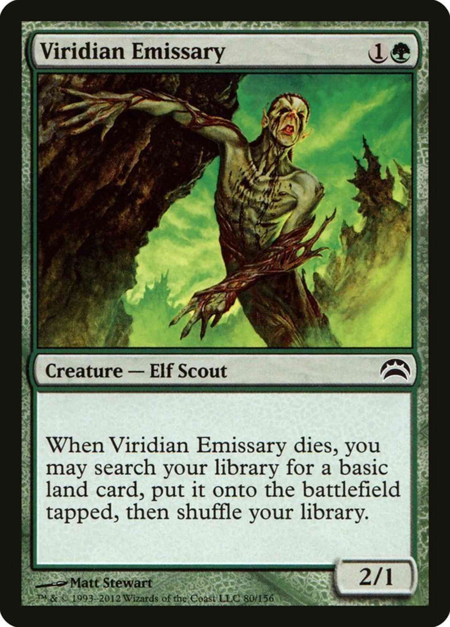 Viridian Emissary [80] [Planechase 2012] [Non-Foil]