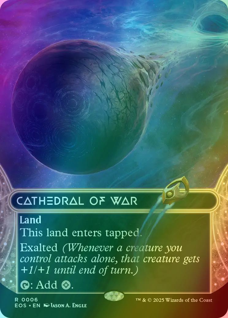 Cathedral of War [6] [Borderless] [Edge of Eternities: Stellar Sights] [Foil]