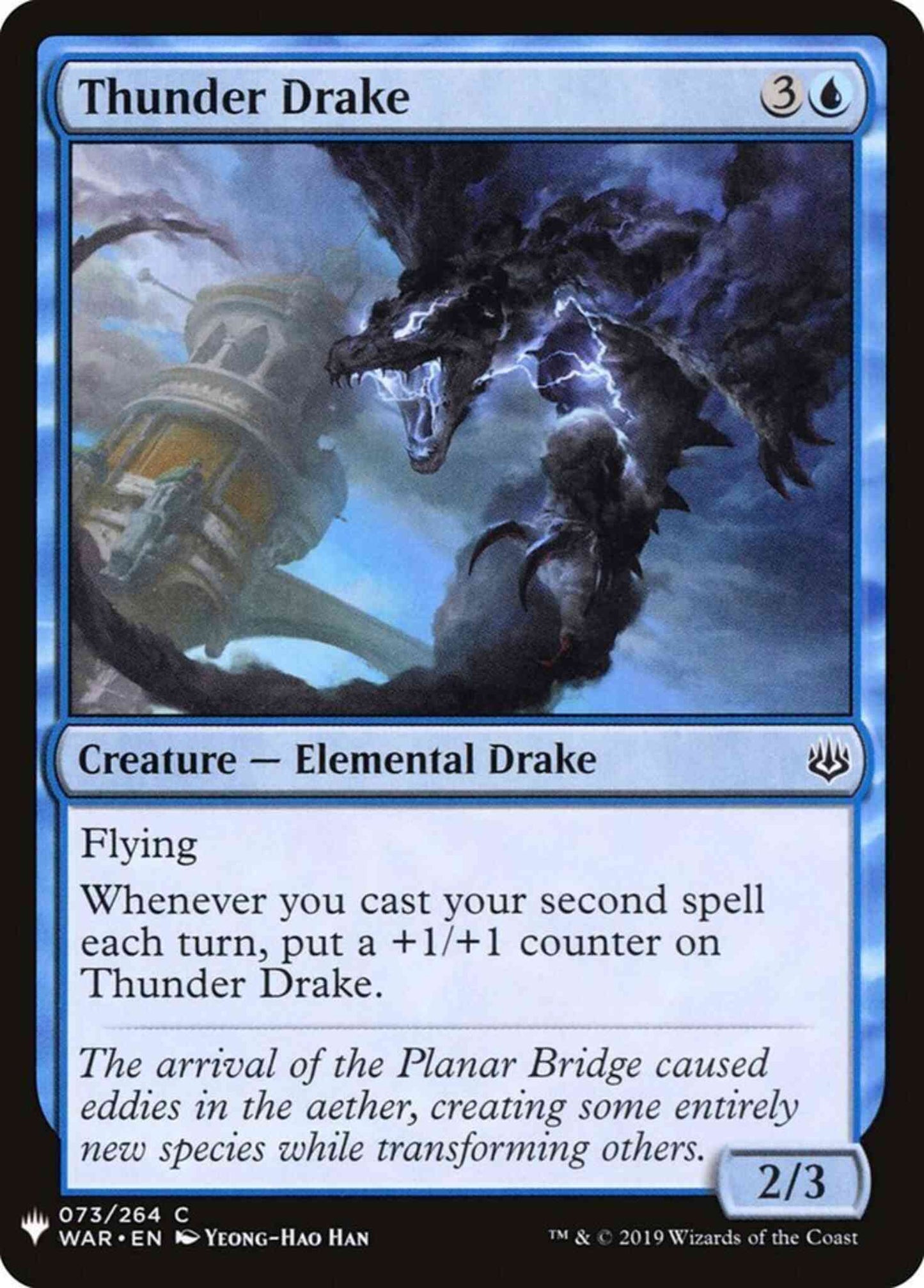 Thunder Drake [WAR-73] [The List] [Non-Foil]