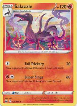 Salazzle - 028/159 - Uncommon [swsh125-028] [Non-Holo]