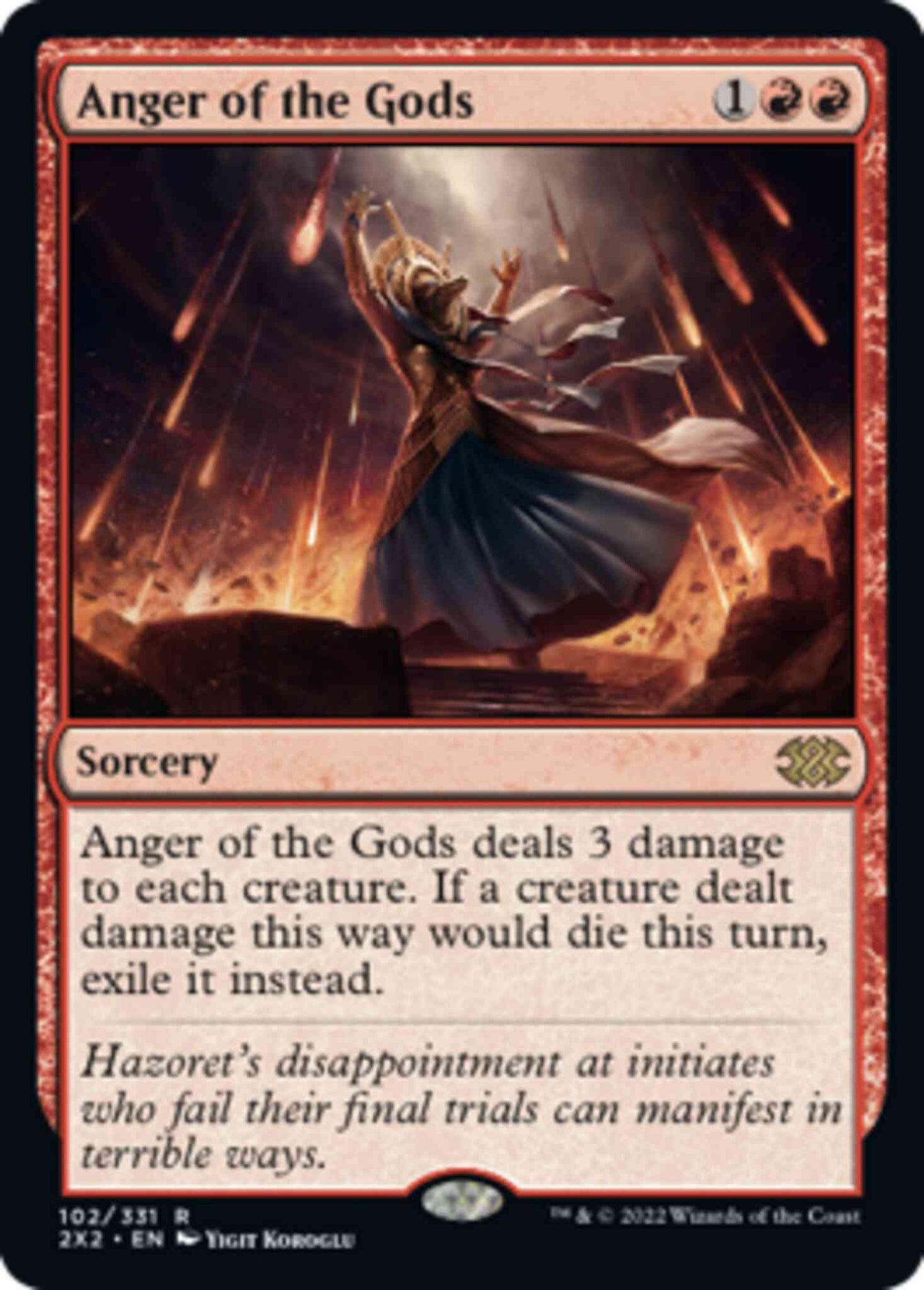 Anger of the Gods [102] [Double Masters 2022] [Non-Foil]