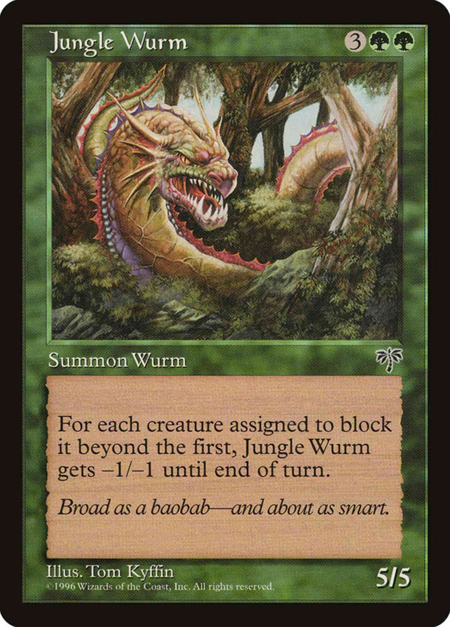 Jungle Wurm [224] [Mirage] [Non-Foil]