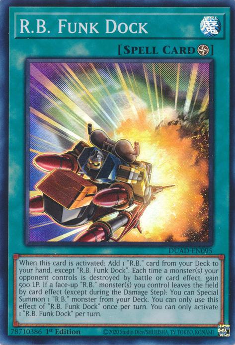 R.B. Funk Dock - DUAD-EN095 - Super Rare - 1st Edition