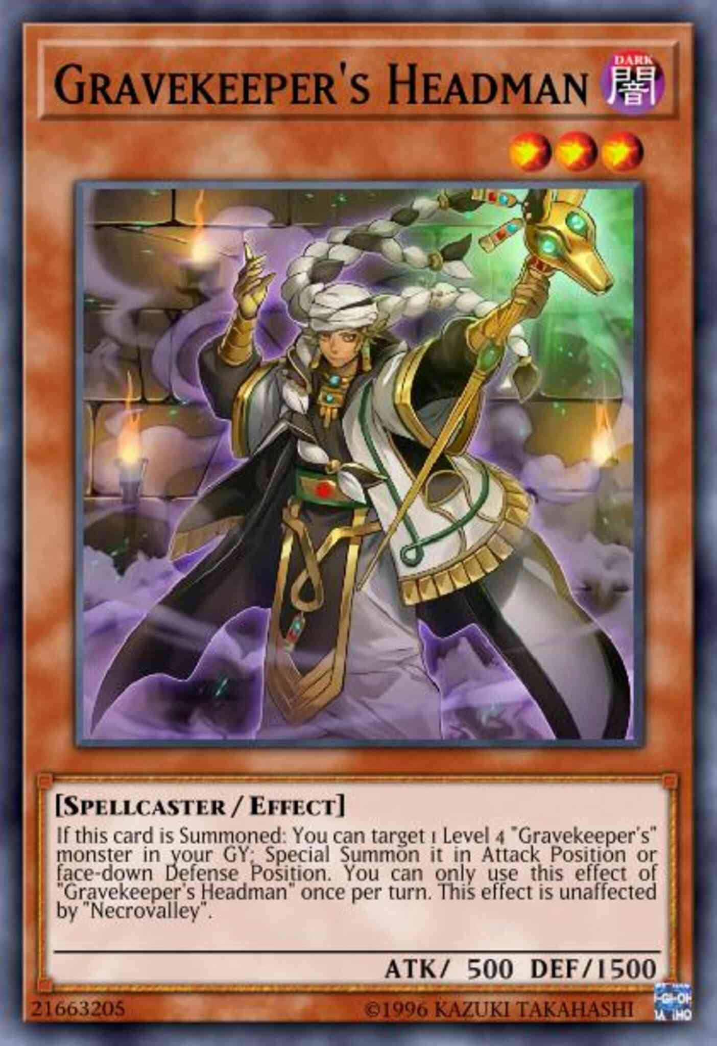 Gravekeeper's Headman - SOFU-EN012 - Rare - 1st Edition