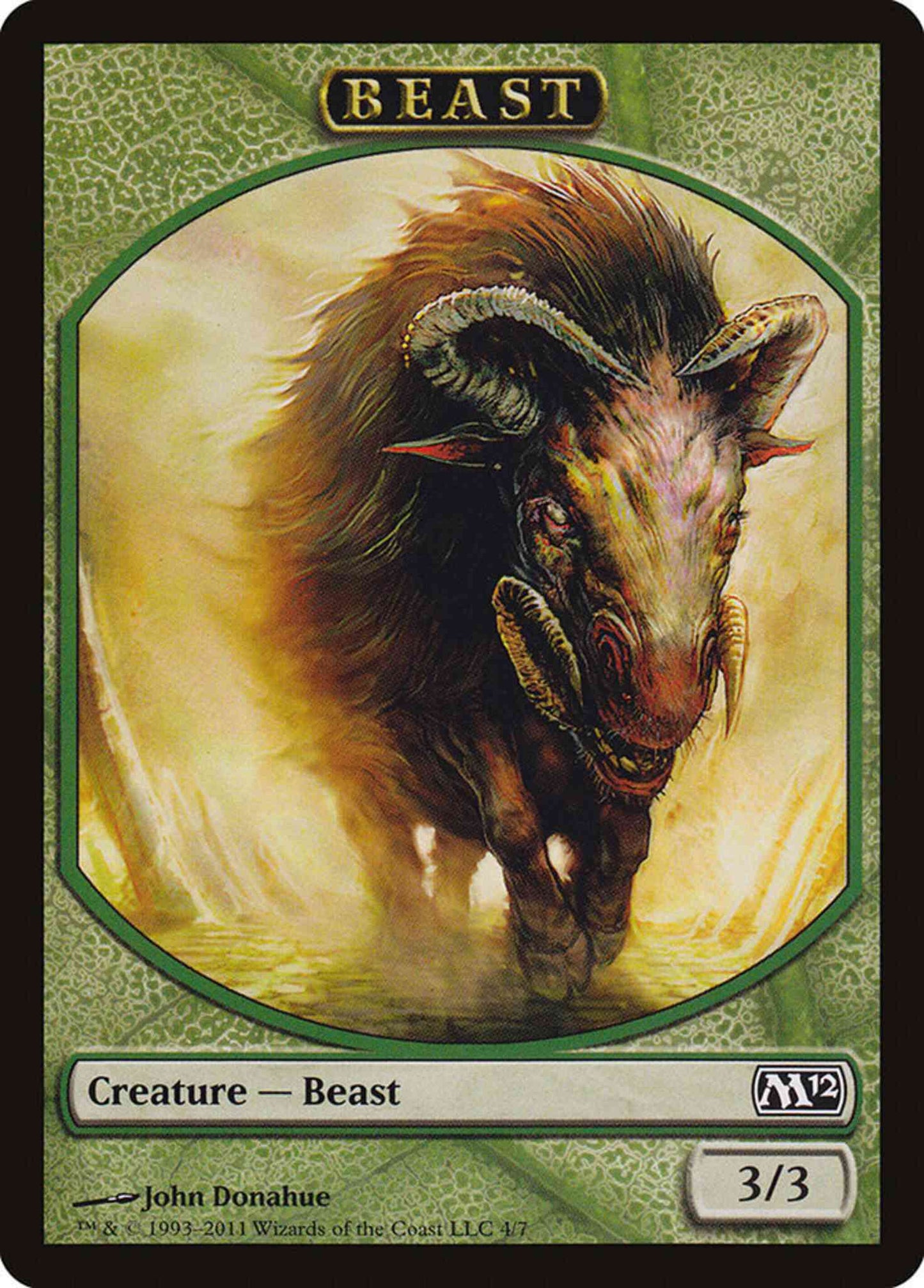 Beast Token [04] [Magic 2012 Tokens] [Non-Foil]