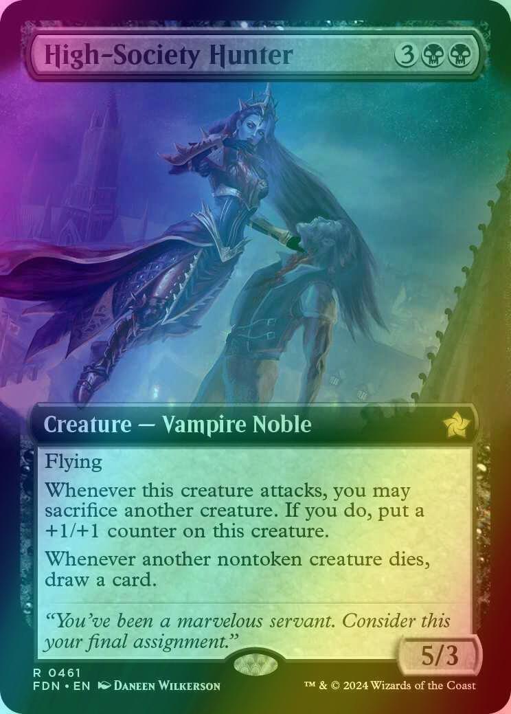 High-Society Hunter [461] [Extended Art] [Foundations] [Foil]