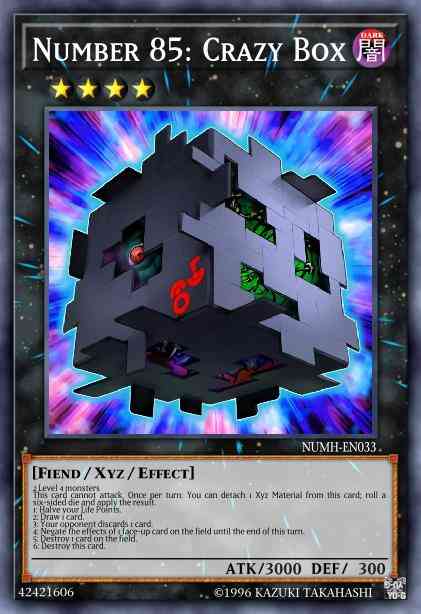 Number 85: Crazy Box - NUMH-EN033 - Super Rare - 1st Edition