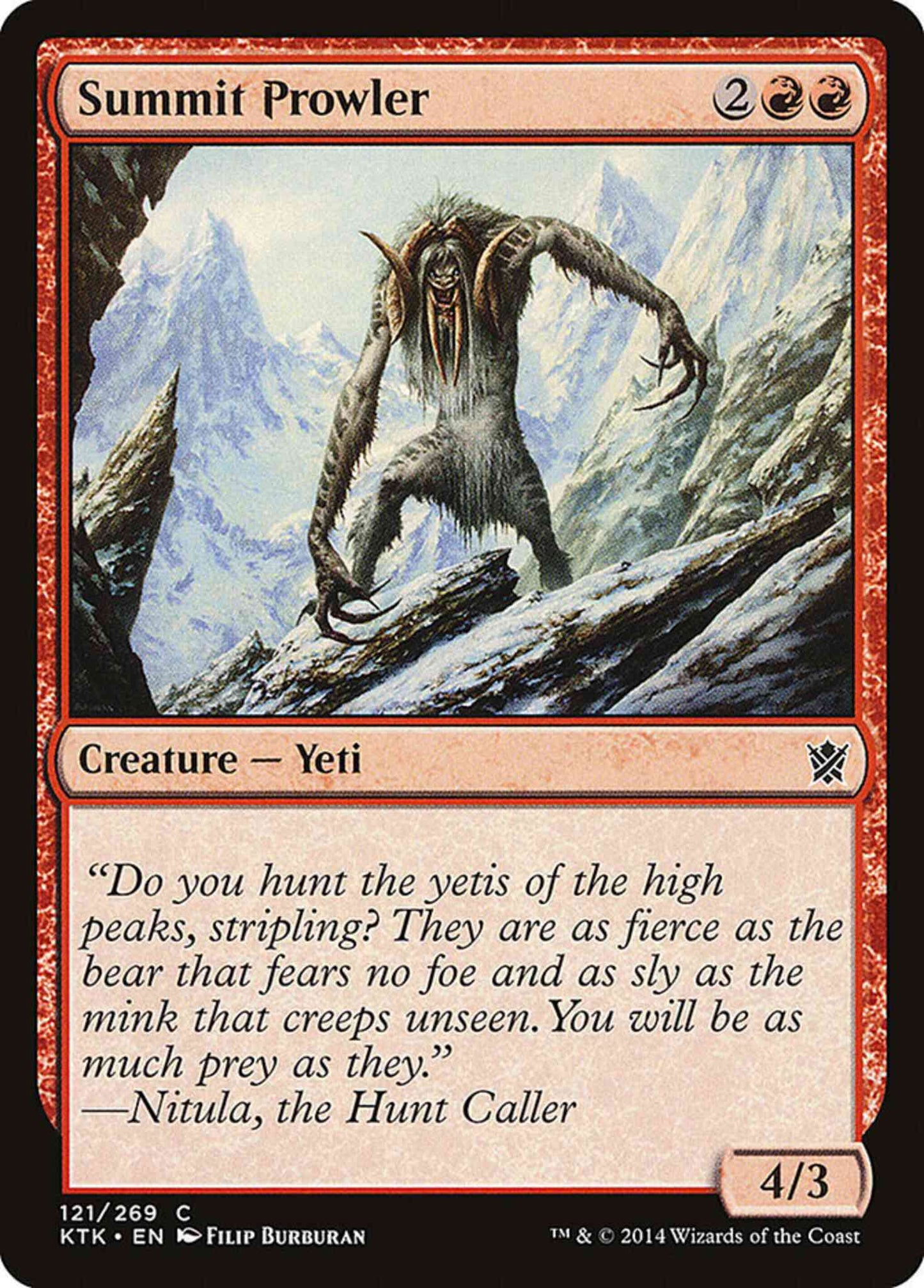Summit Prowler [121] [Khans Of Tarkir] [Non-Foil]