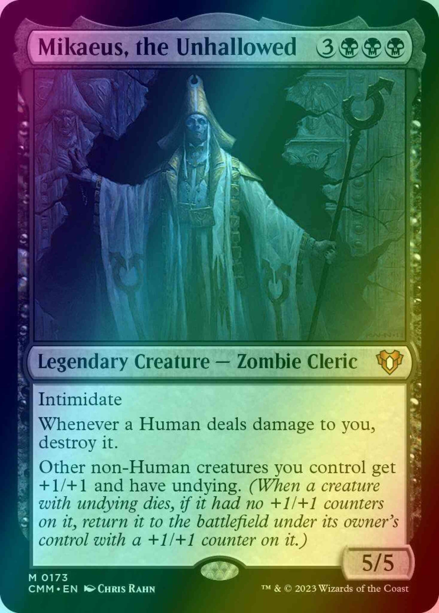 Mikaeus, the Unhallowed [173] [Commander Masters] [Foil]