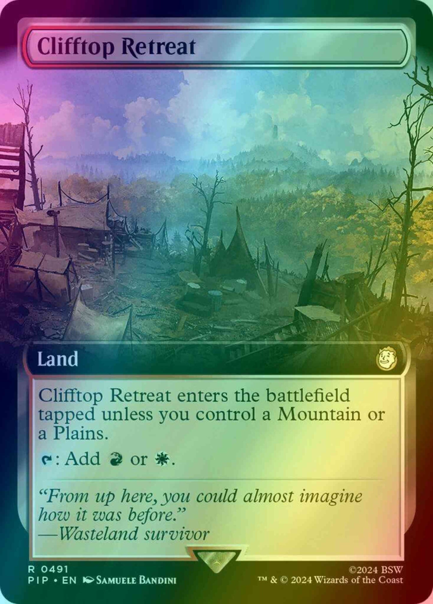 Clifftop Retreat [491] [Extended Art] [Fallout] [Foil]