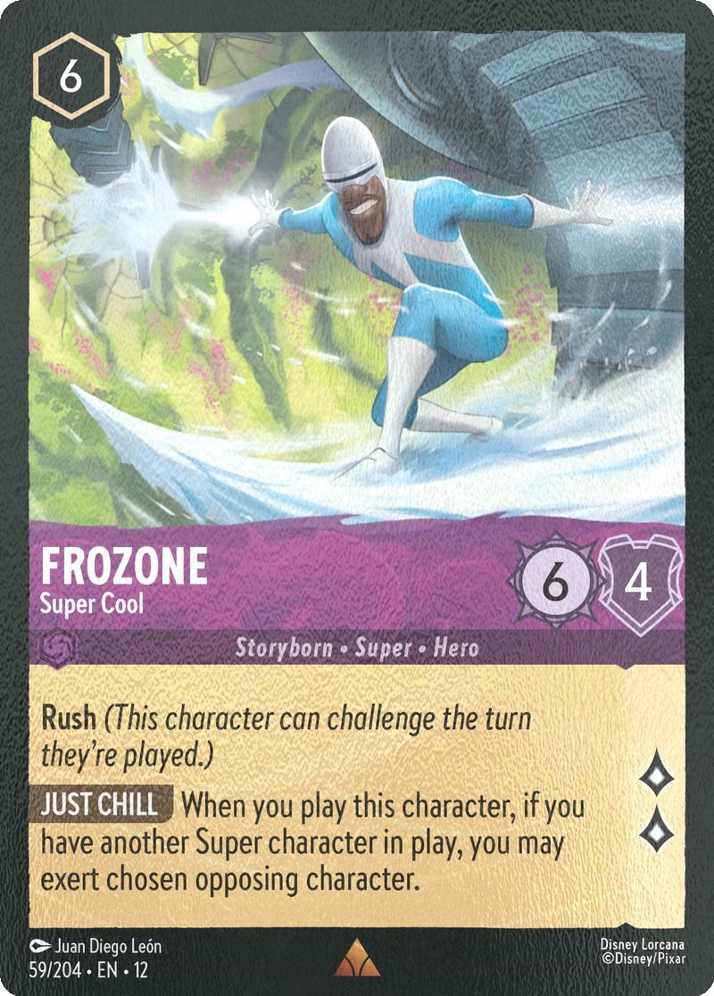 Frozone - Super Cool - 59/204 [Wilds Unknown] [Cold Foil]