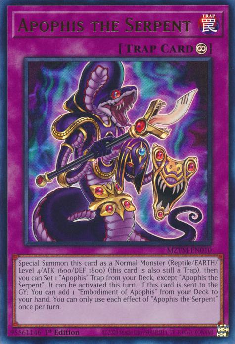 Apophis the Serpent - MZTM-EN010 - Ultra Rare - 1st Edition
