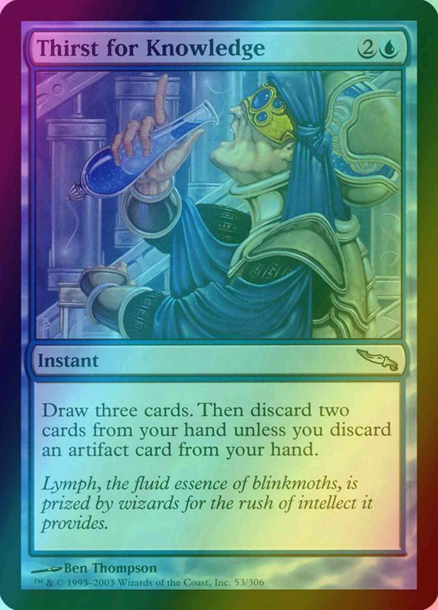 Thirst for Knowledge [53] [Mirrodin] [Foil]