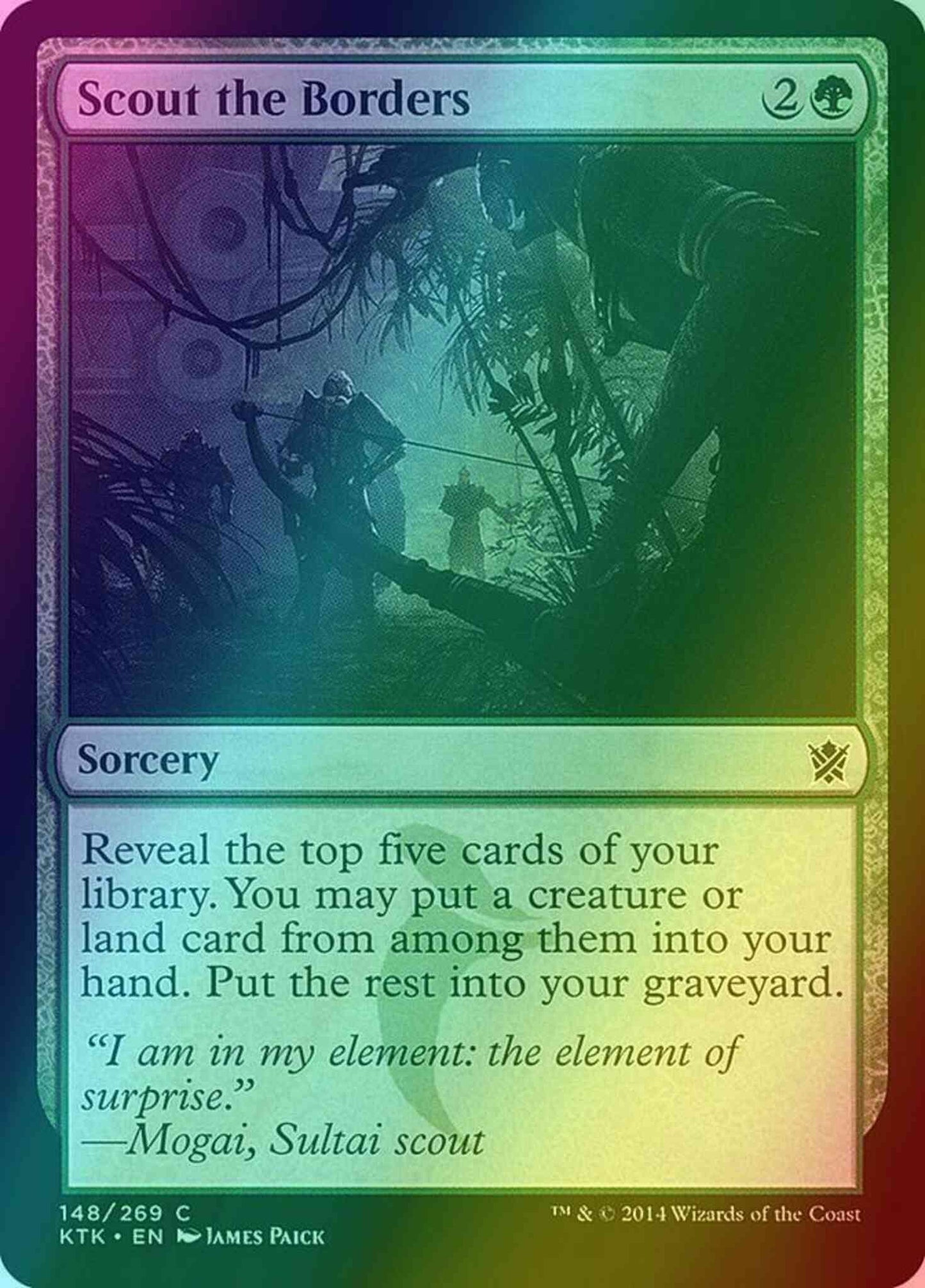 Scout the Borders [148] [Khans Of Tarkir] [Foil]